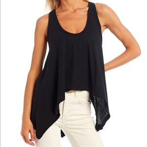 Oversized crop tank